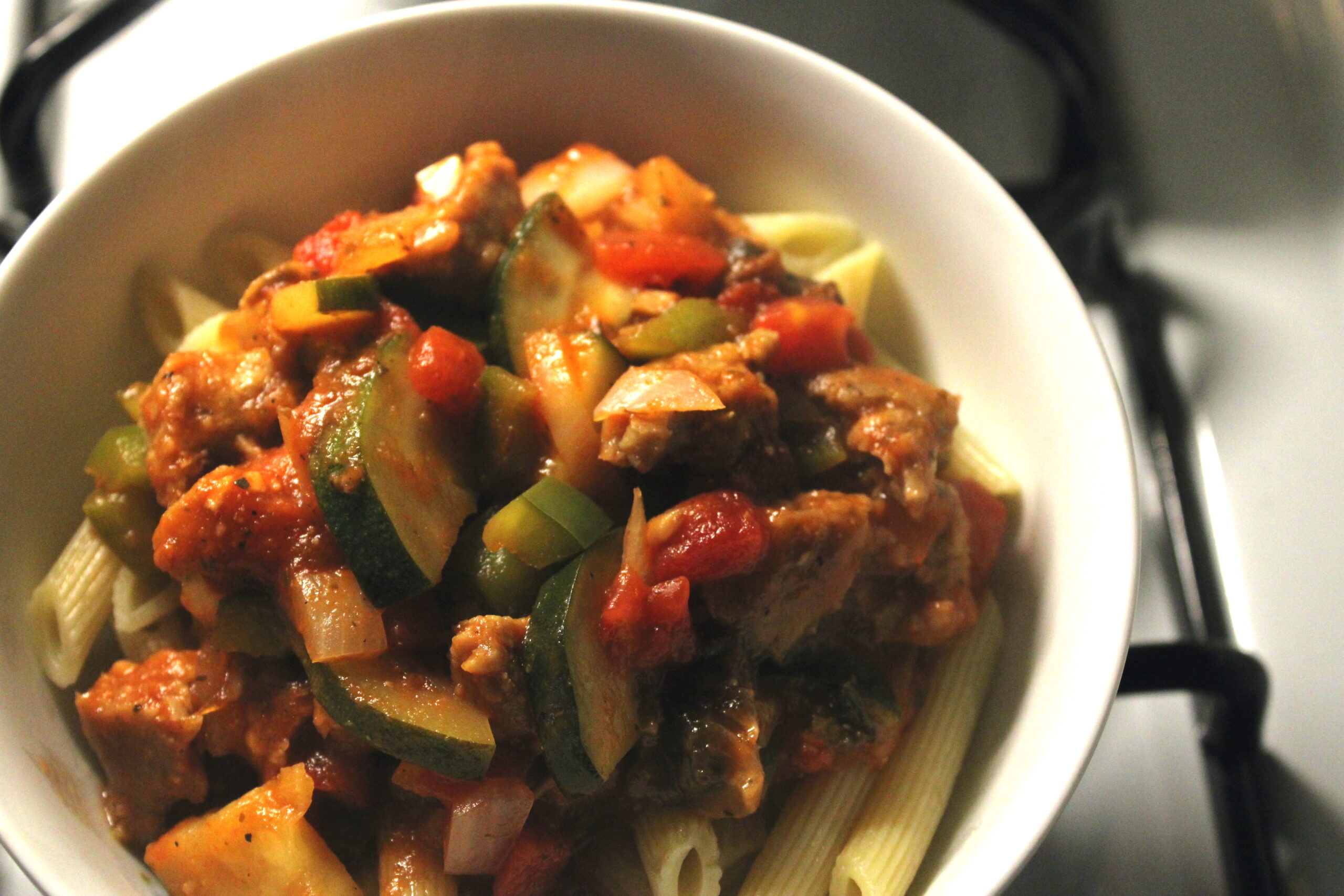 Pasta with Vegan Meat Sauce