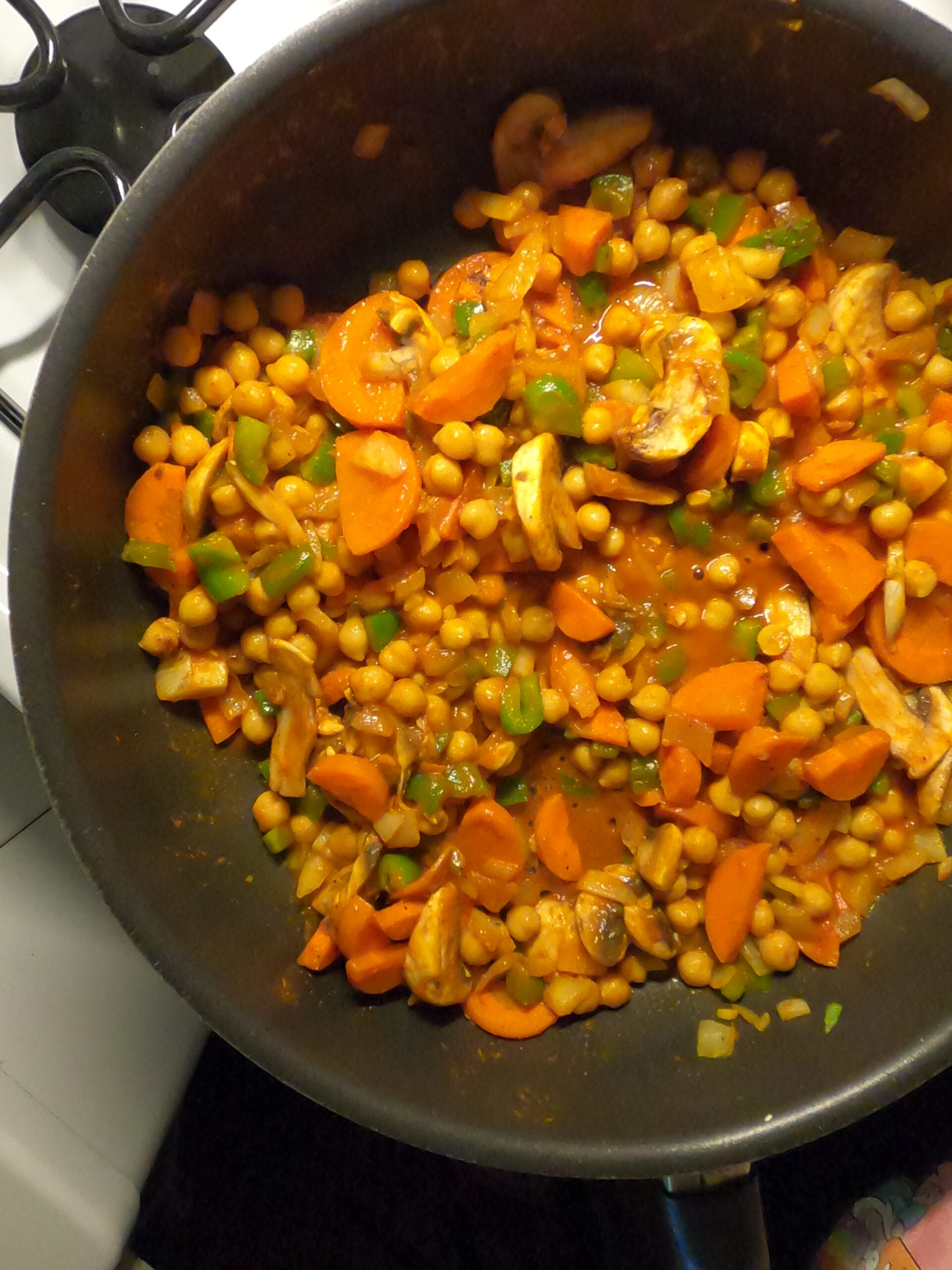 Chickpea Lentil Vegetable Curry