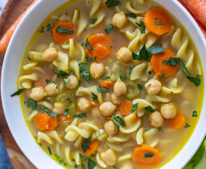 Chickpea Noodle Soup