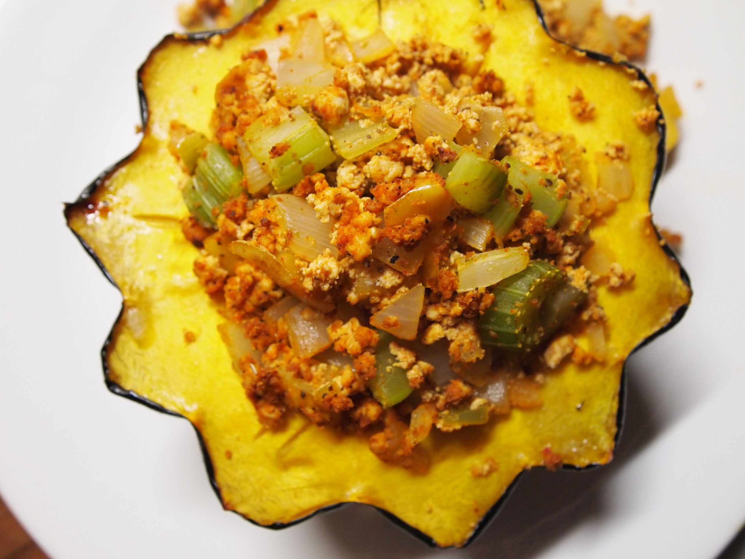 Fall Recipes – Roasted Stuffed Acorn Squash
