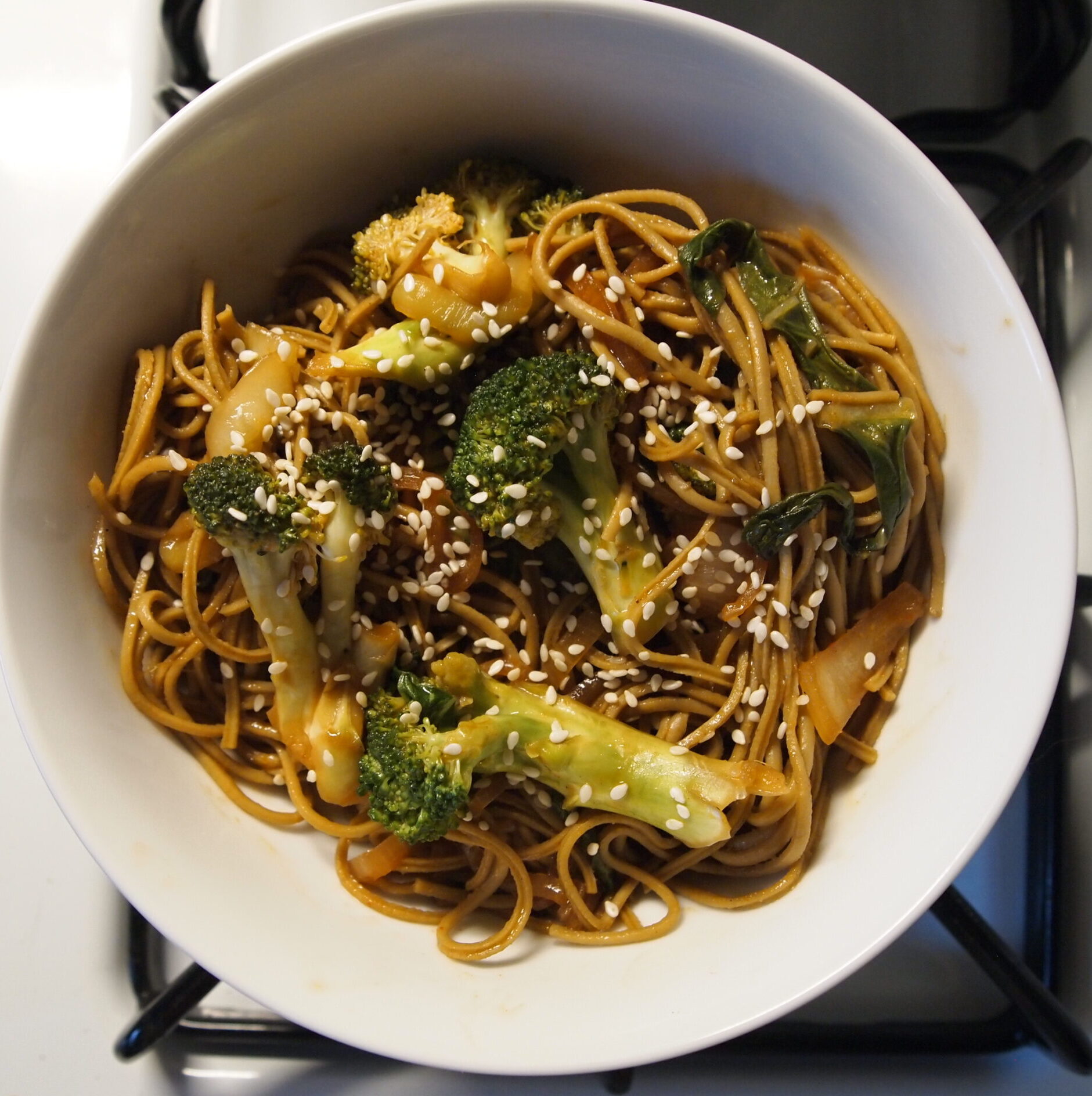 Broccoli & Bok Choy Noodle Bowl