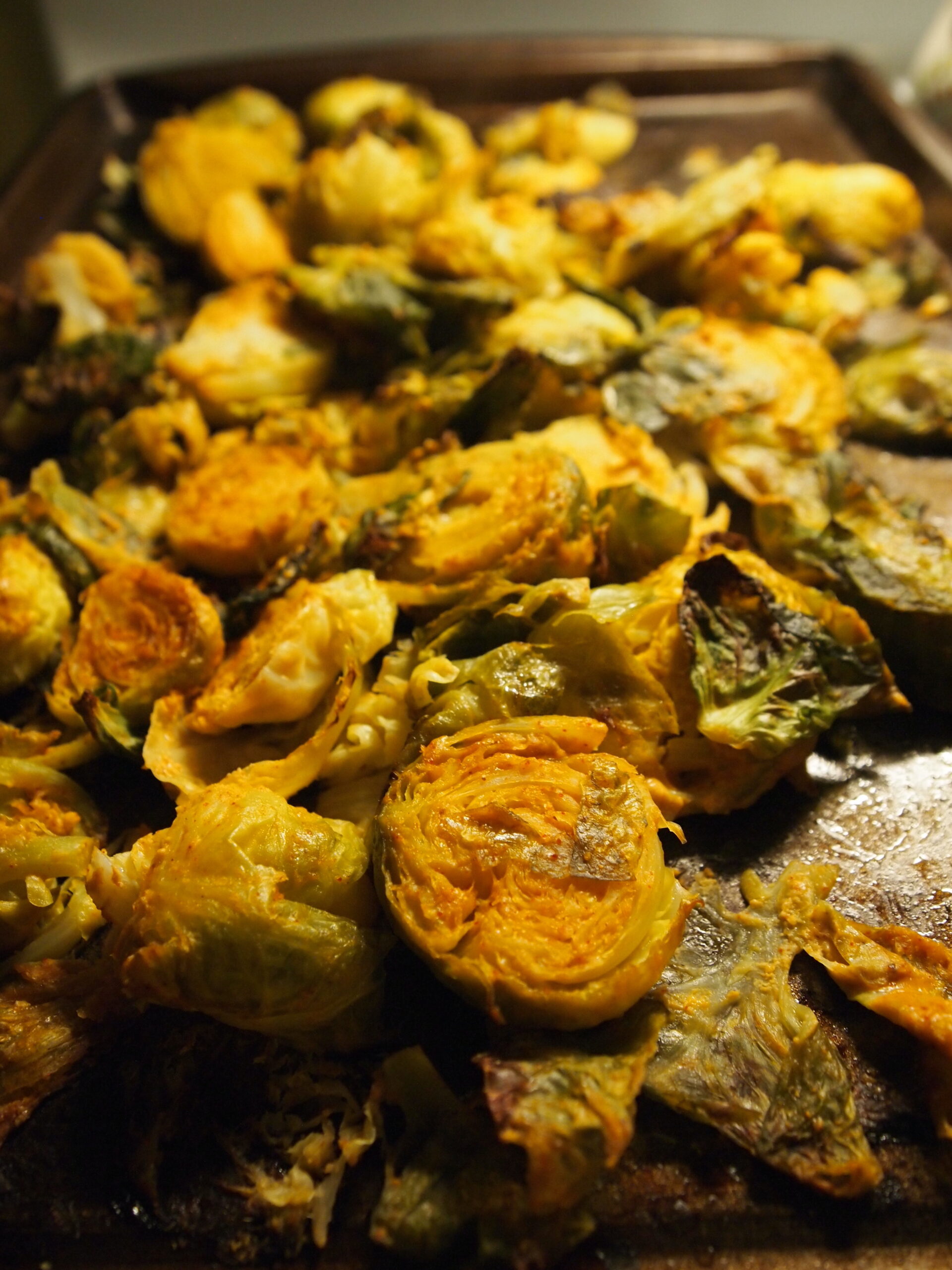 Smashed Brussels Sprouts