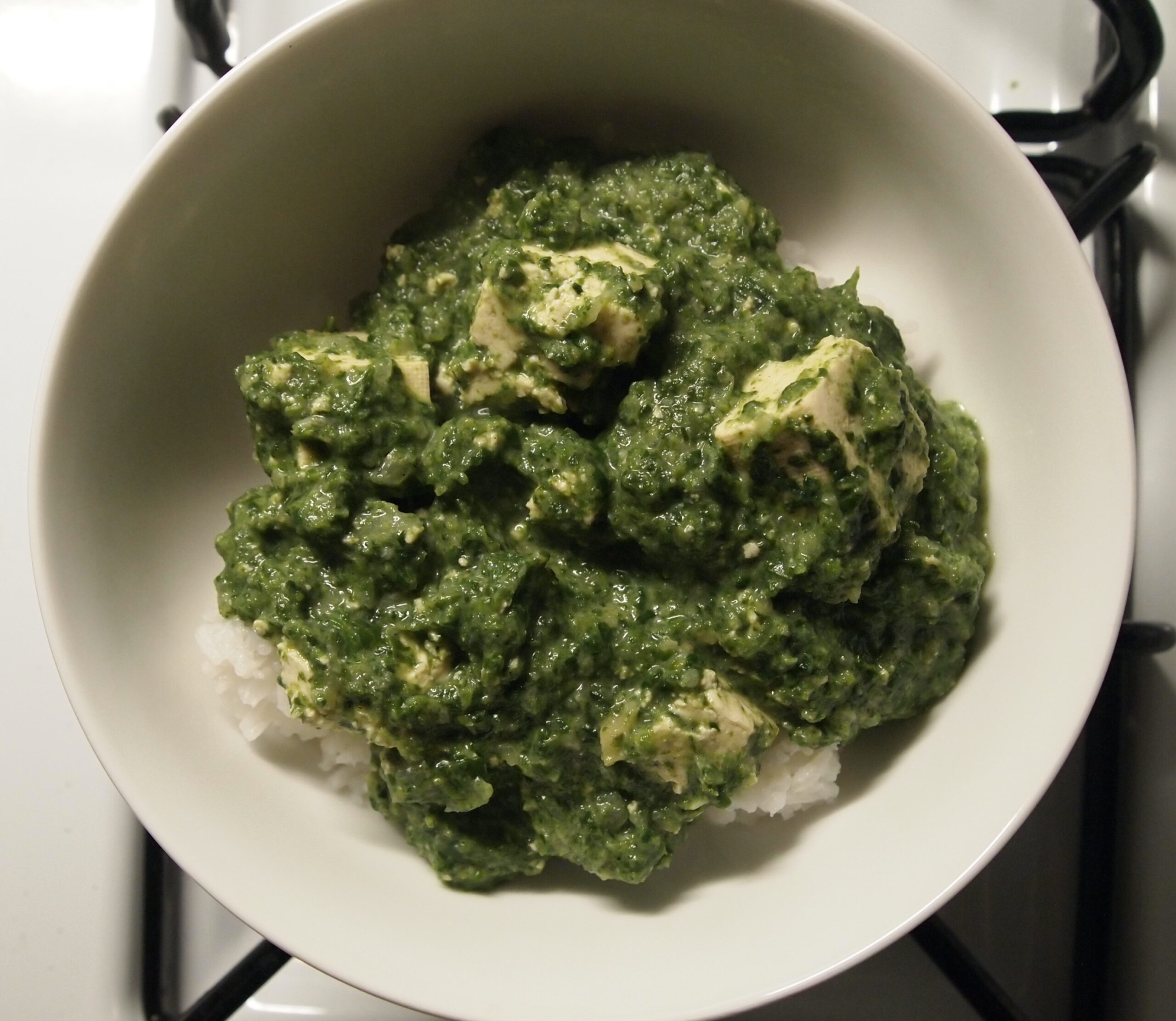 Tofu Palak Paneer