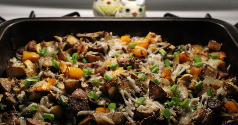 Cheesy Roasted Root Vegetables