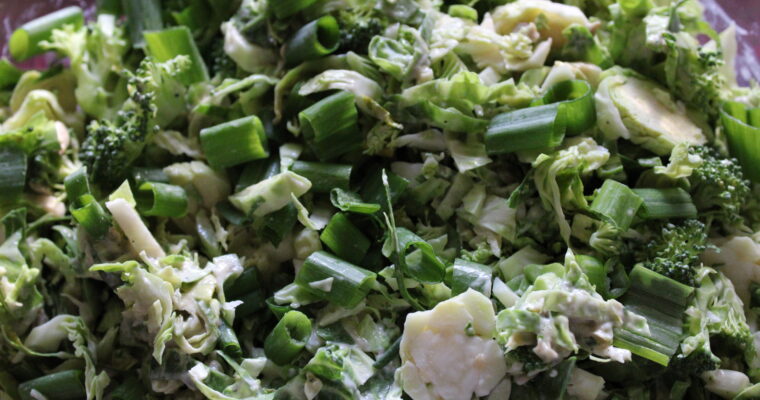 Shaved Brussels Sprouts Salad