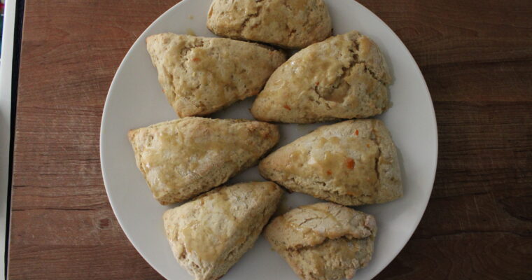 Orange Ginger Scones