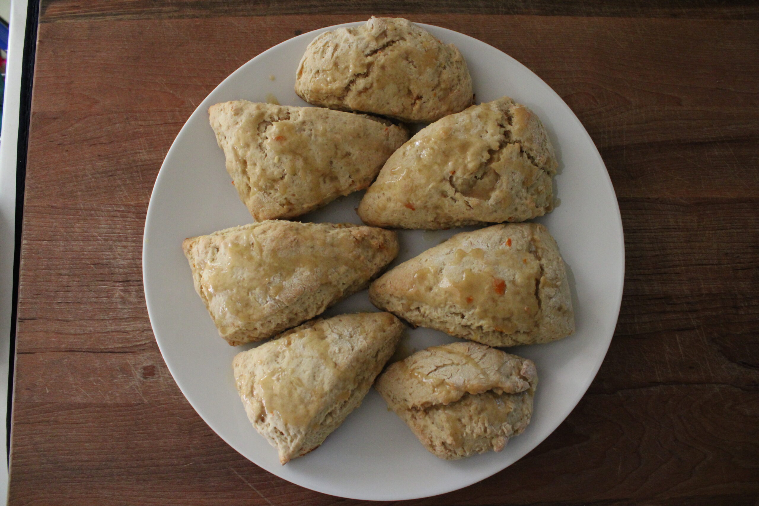 Orange Ginger Scones