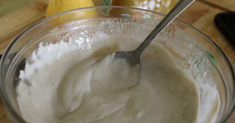 Homemade Tahini Dressing