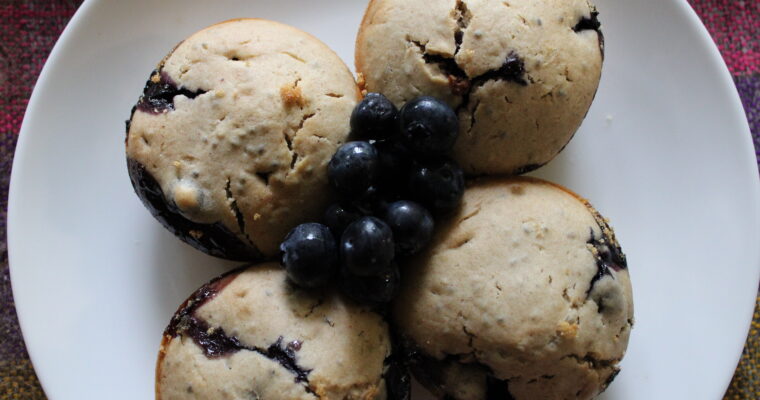 1 Bowl Blueberry Muffins