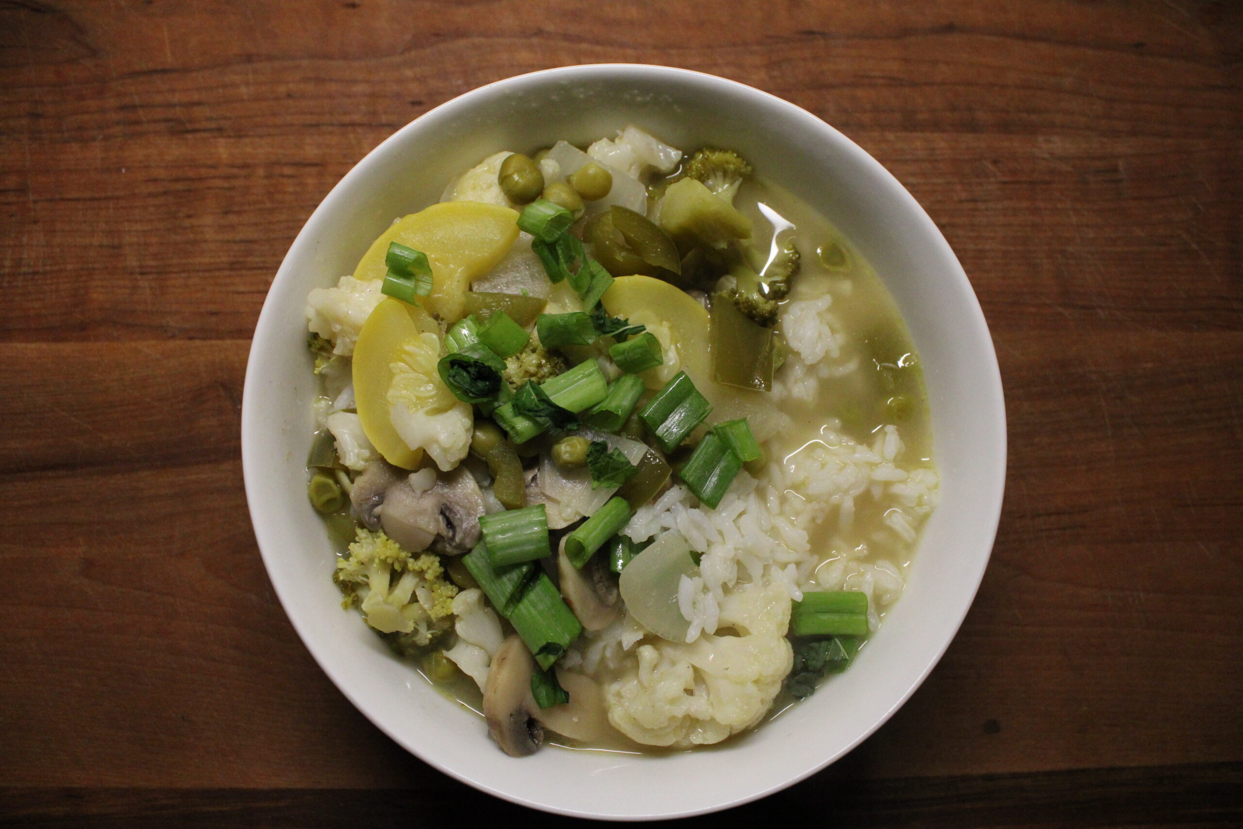Green Coconut Curry