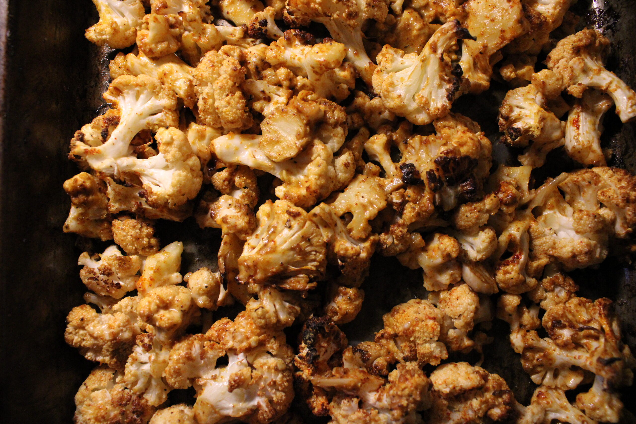 “Cheesy” Roasted Cauliflower