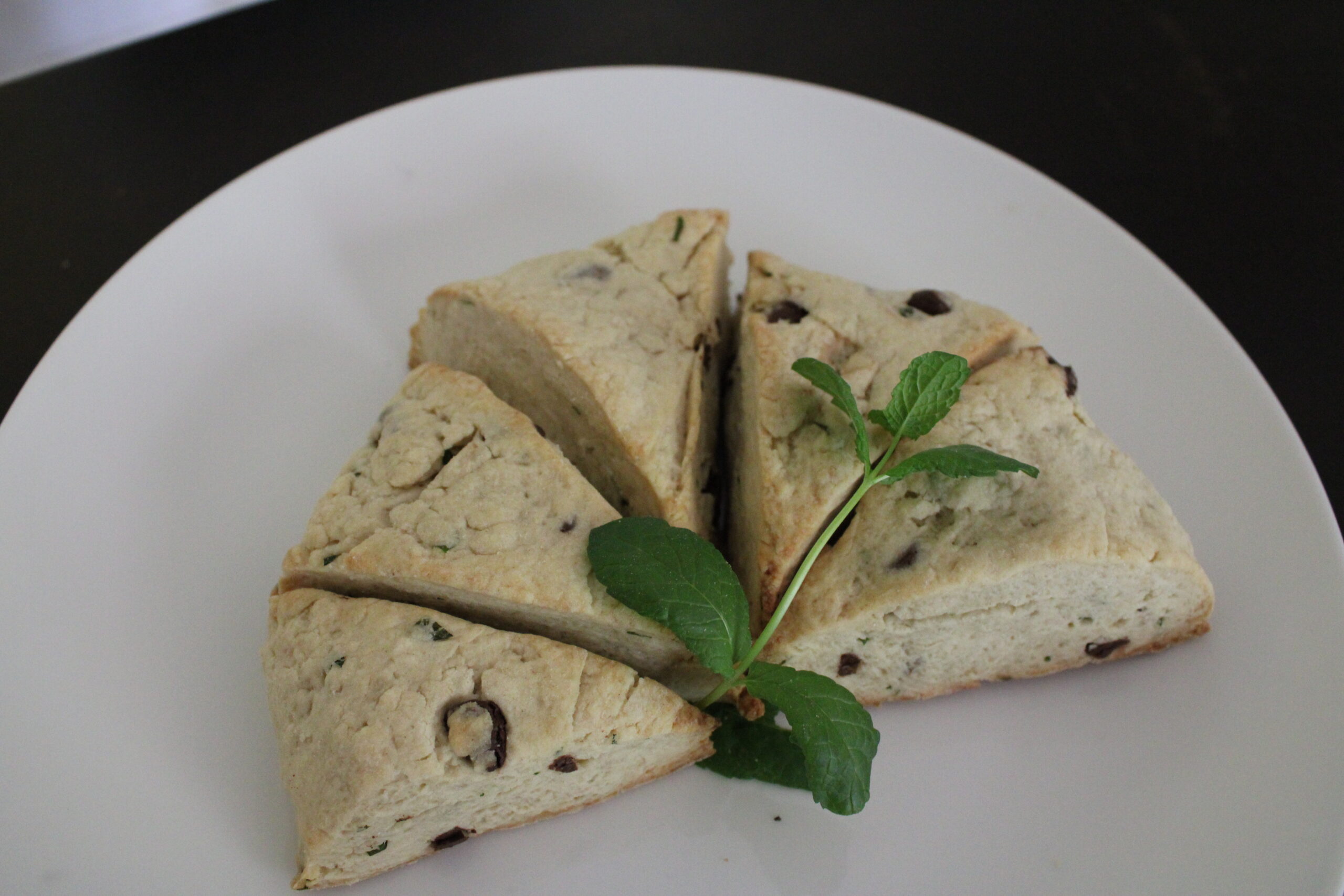 Mint Chocolate Scones