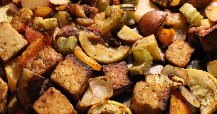 Summer Roasted Tempeh & Vegetables