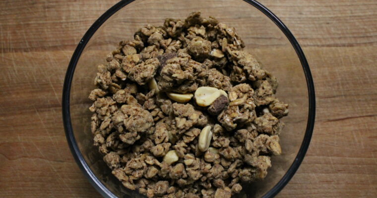 Dark Chocolate Peanut Butter Granola