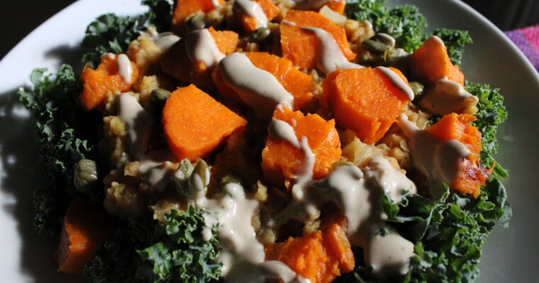 Mediterranean Sweet Potato & Lentils