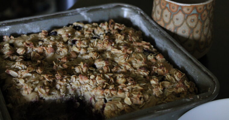 Blueberry Orange-Ginger Coffee Cake