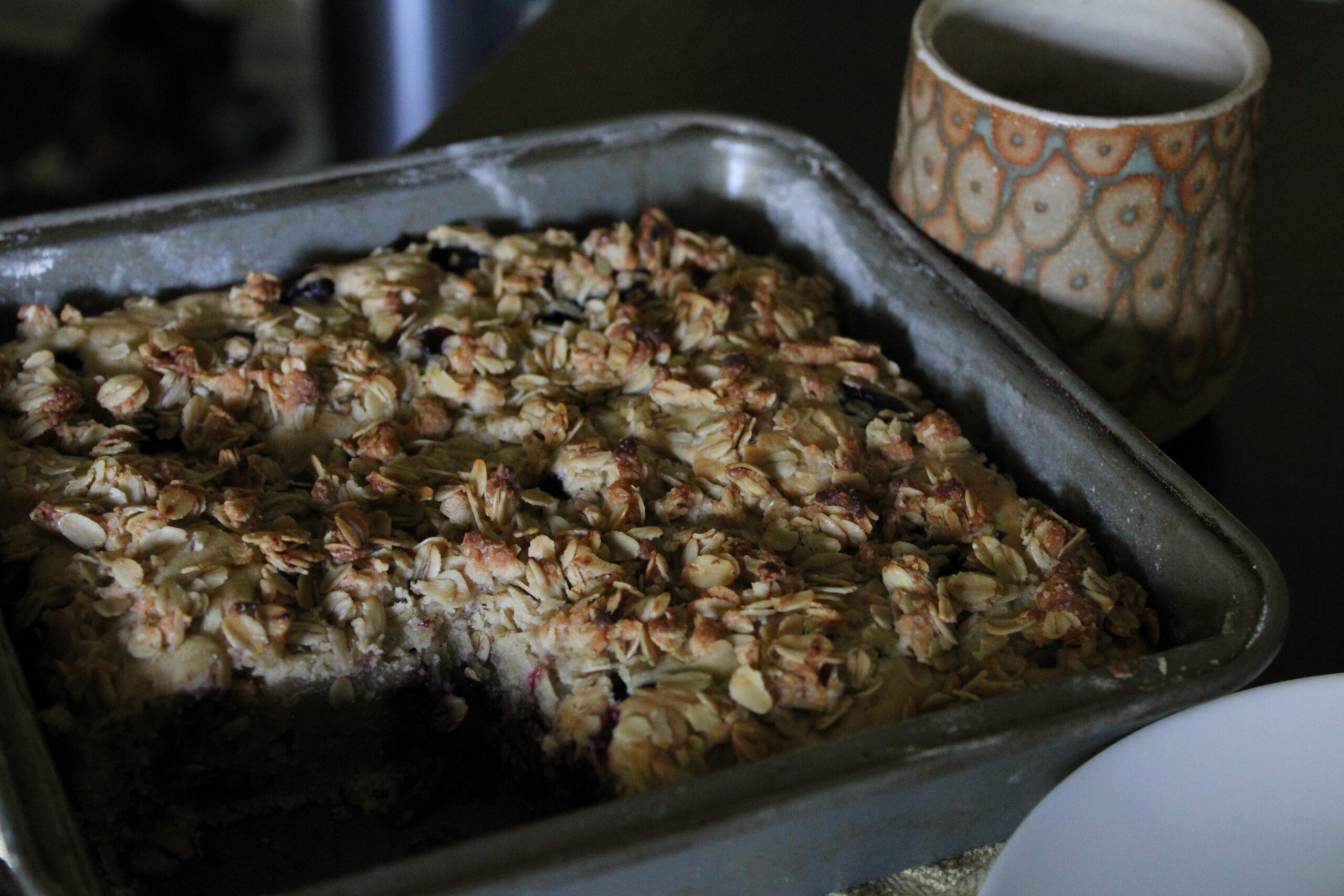 Blueberry Orange-Ginger Coffee Cake