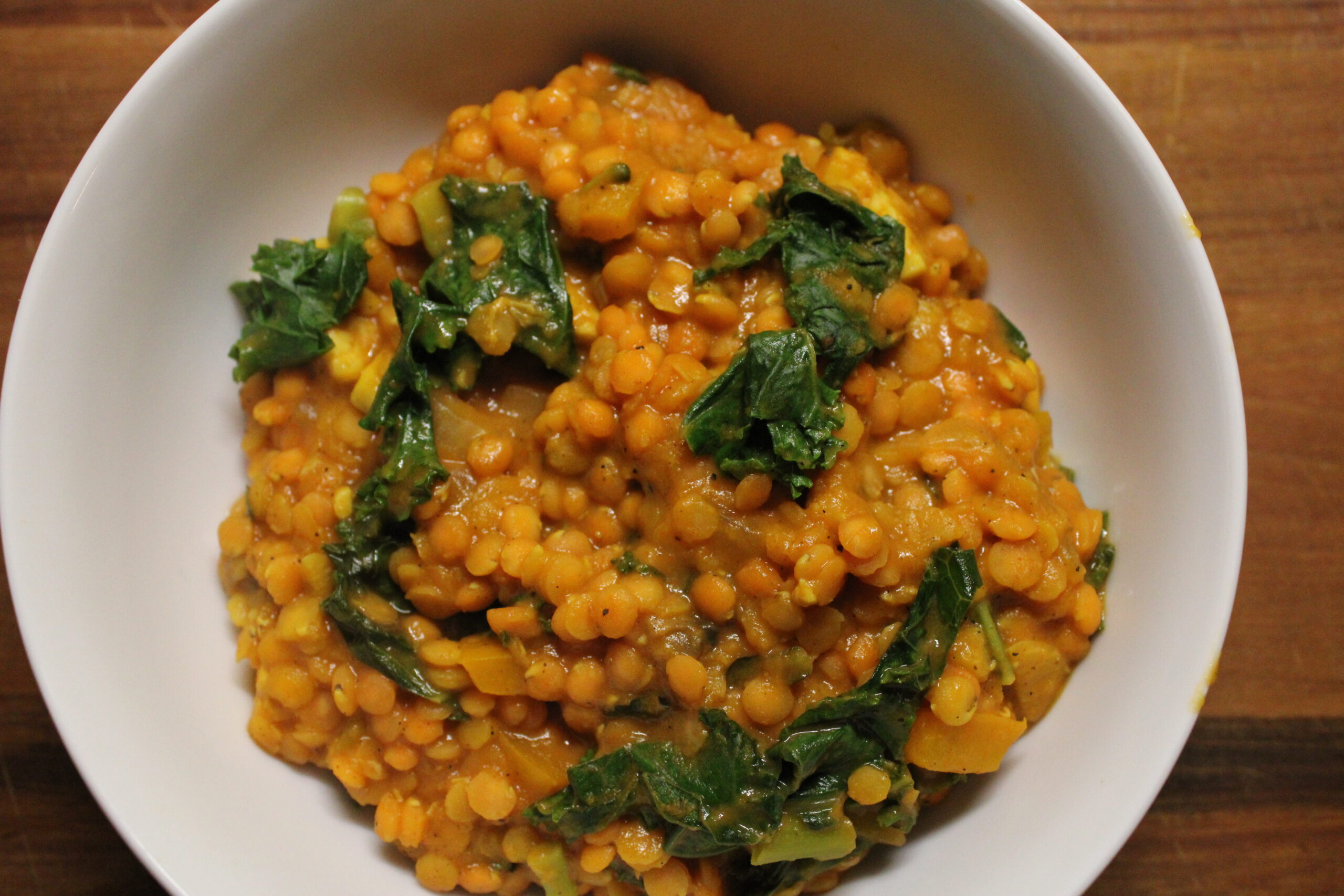 Coconut Lentil Stew with Kale