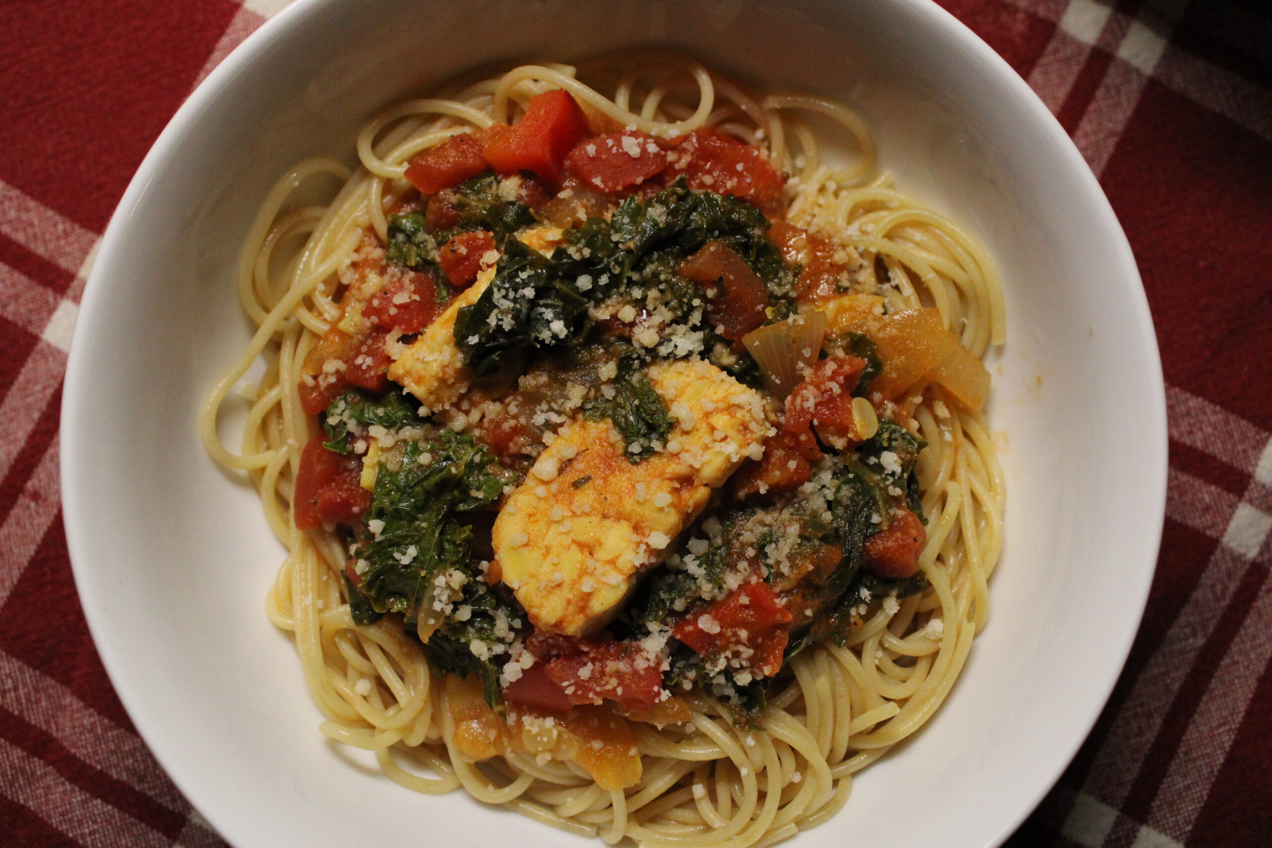 One-Pot Vegan Spaghetti
