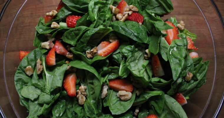 Strawberry Spinach Salad