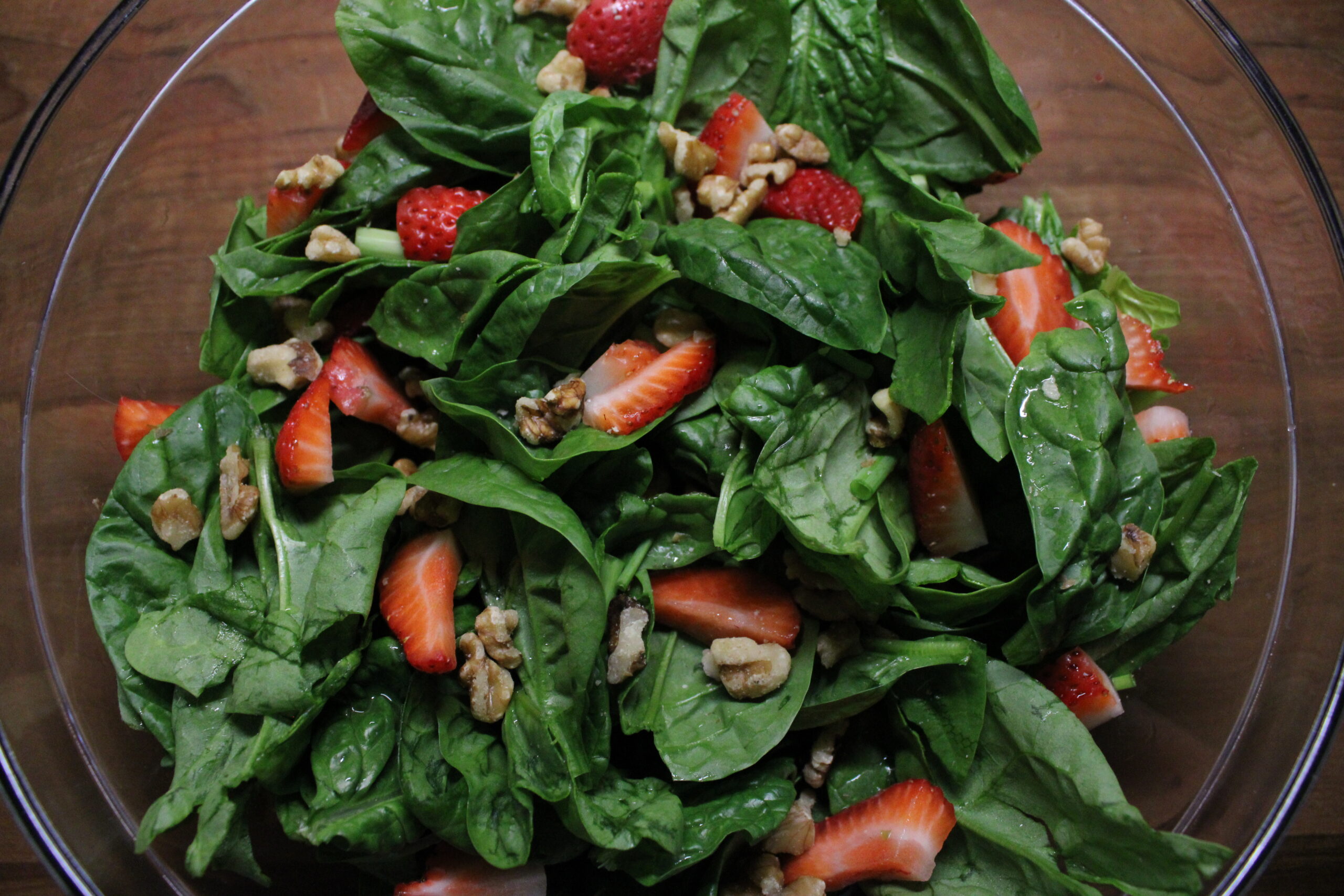 Strawberry Spinach Salad