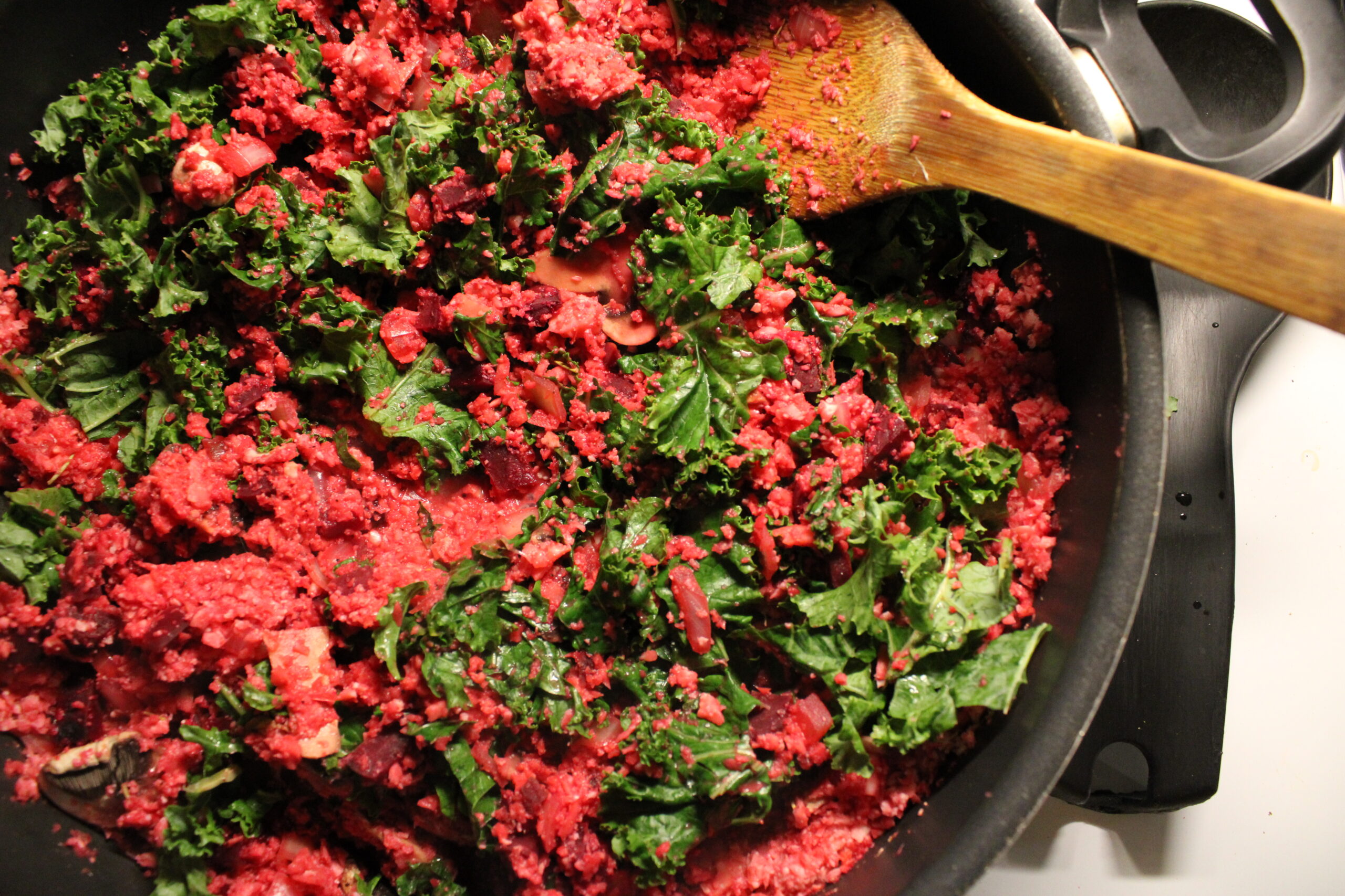 Beet Cauliflower Risotto