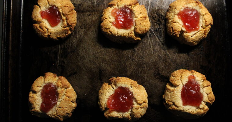 Almond Flour Thumbprint Cookies