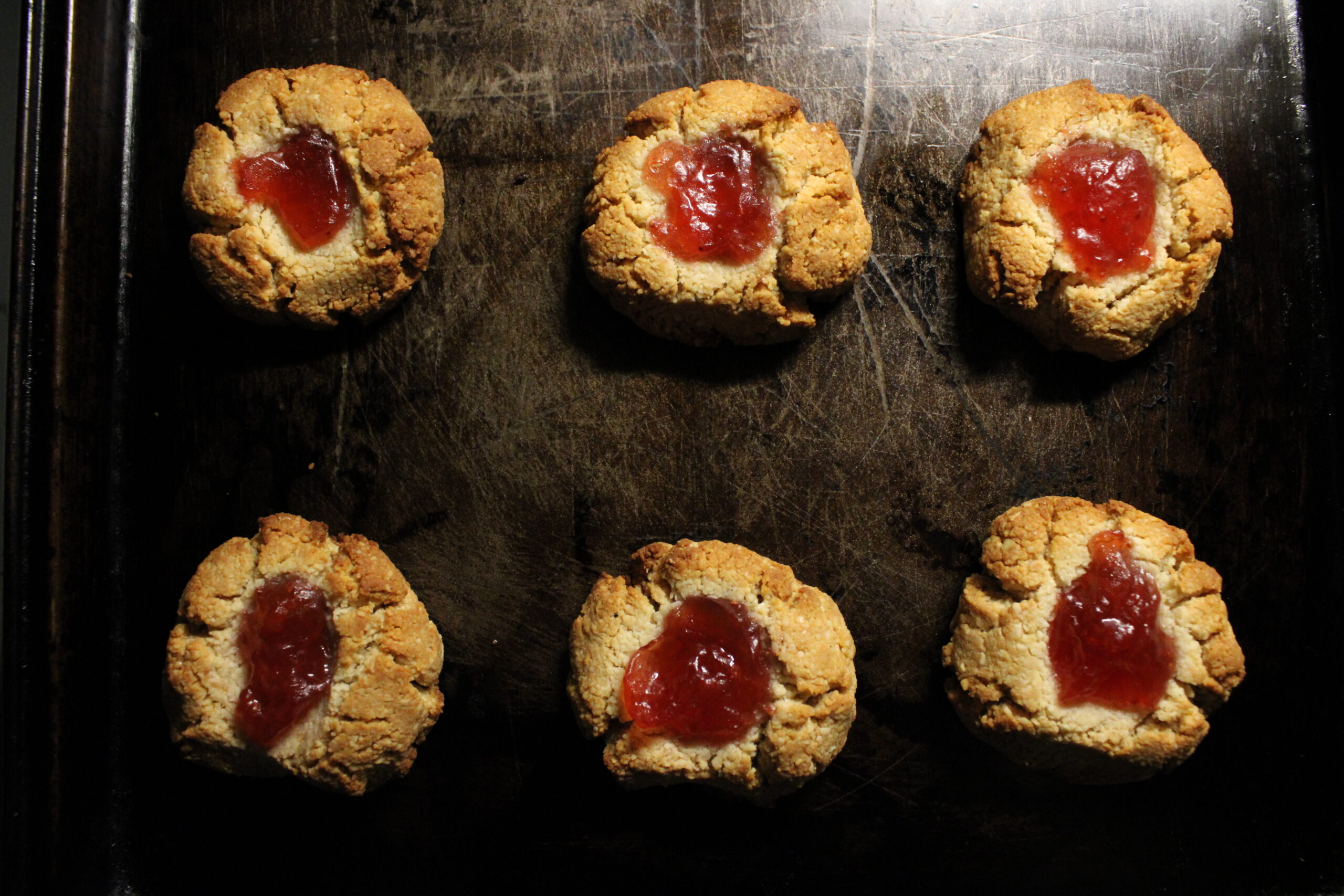 Almond Flour Thumbprint Cookies