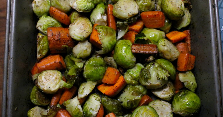 Balsamic Roasted Brussels Sprouts