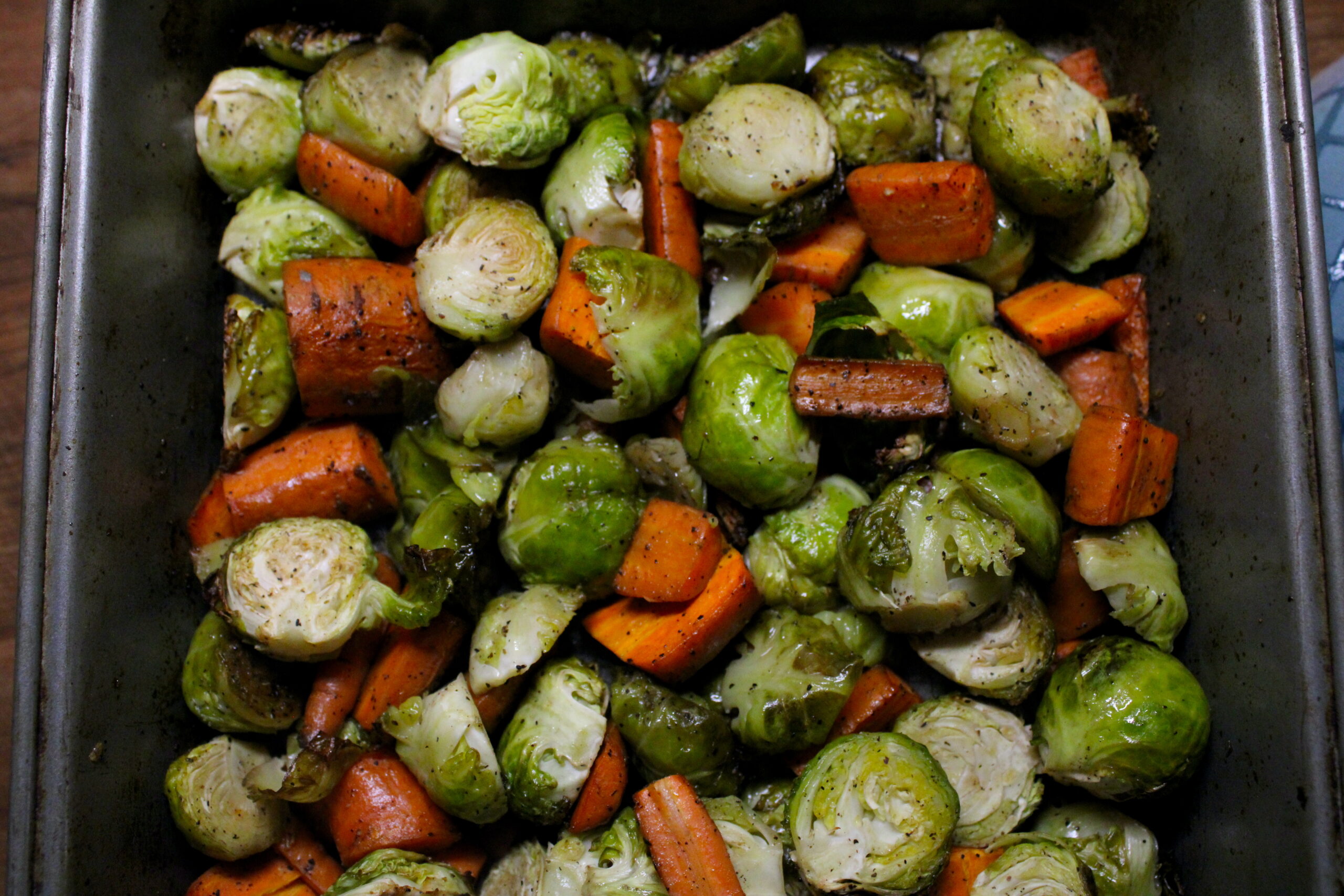 Balsamic Roasted Brussels Sprouts