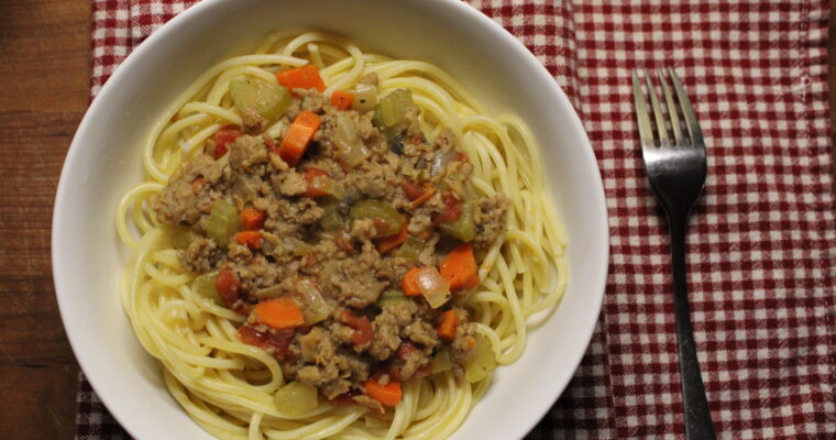 Vegan Bolognese Pasta