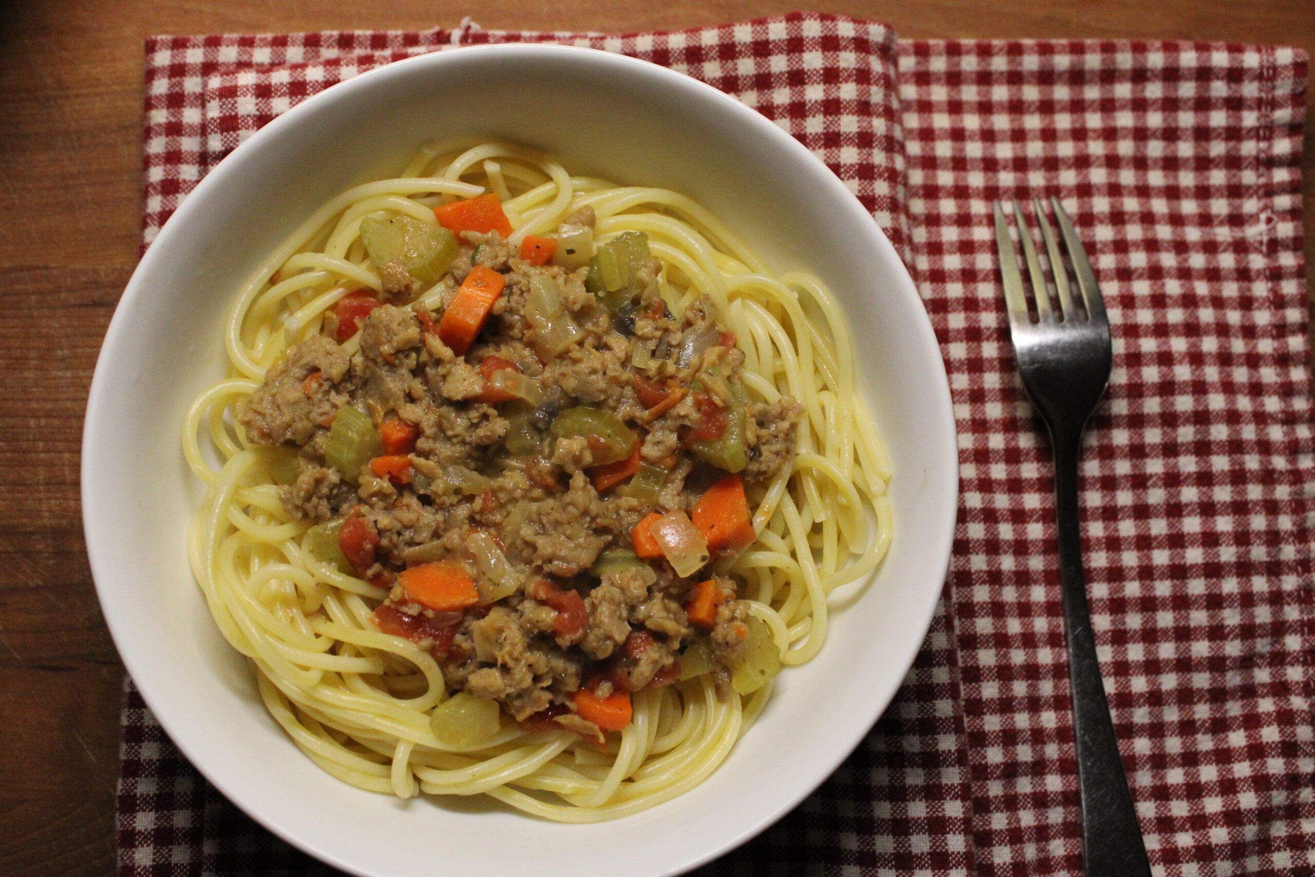 Vegan Bolognese Pasta