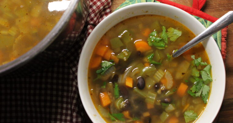 Black Bean Quinoa Soup