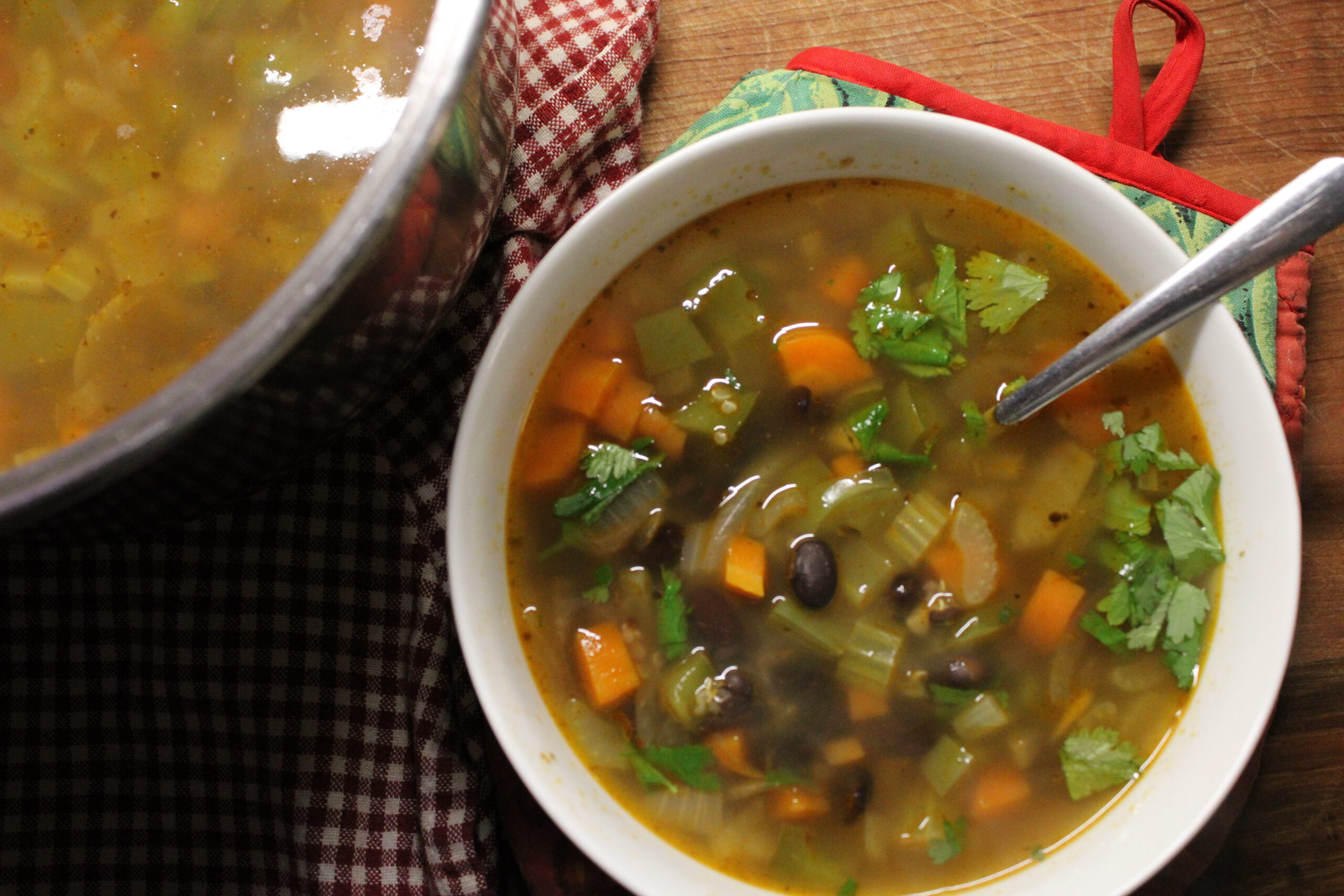 Black Bean Quinoa Soup