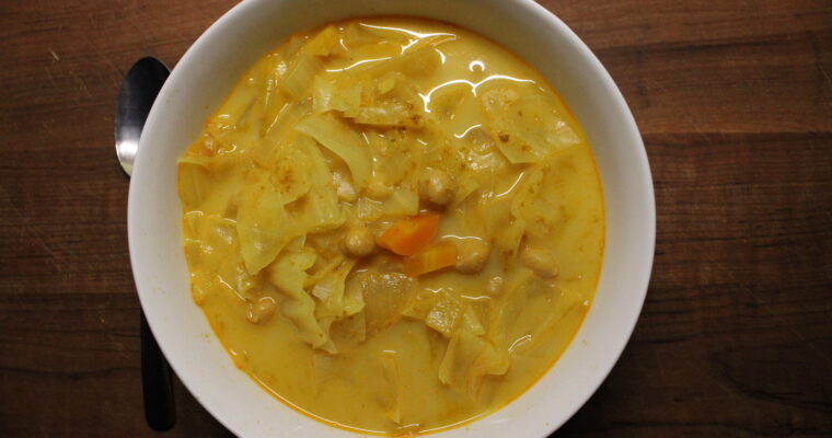 Curry Cabbage Soup