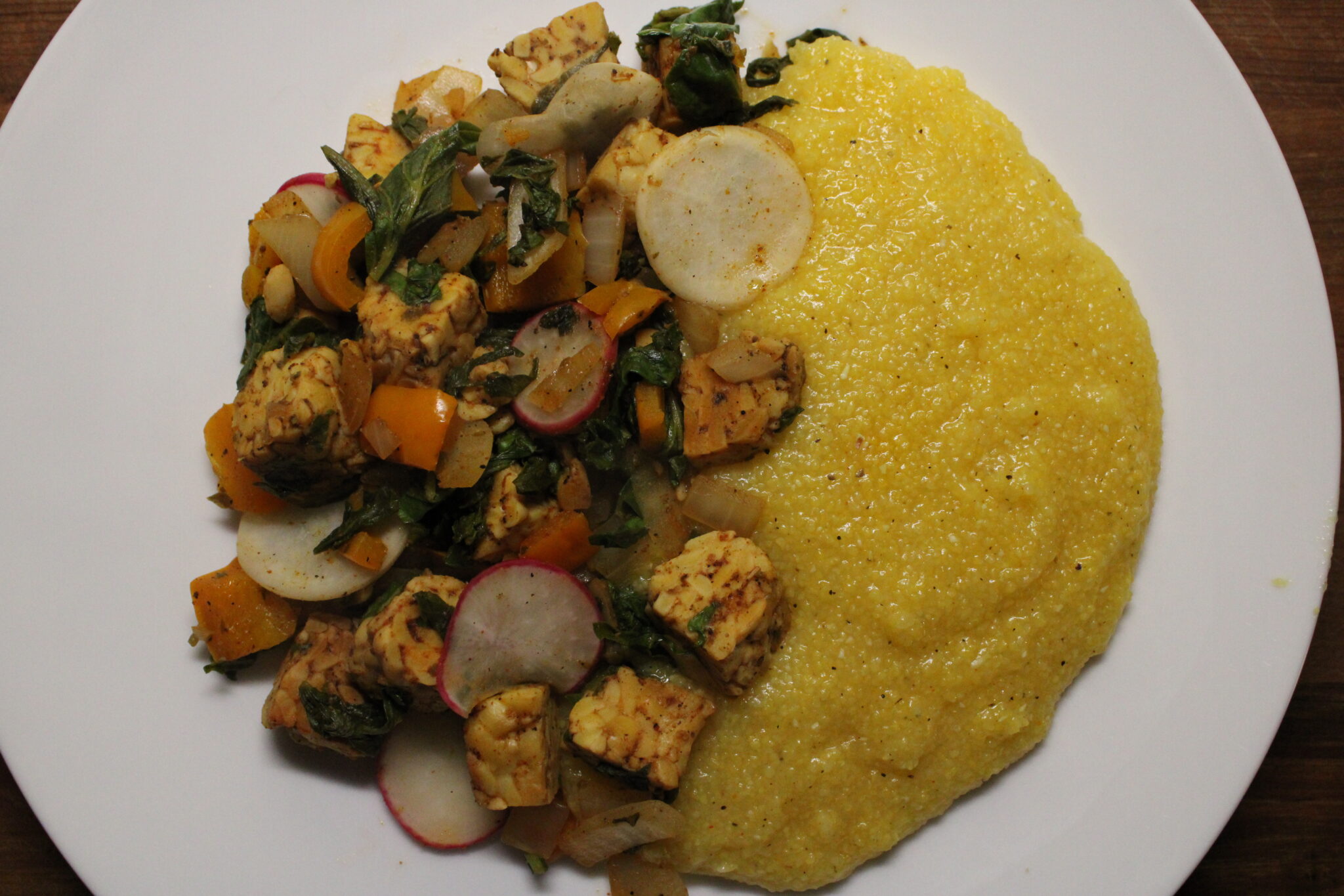 Southern Tempeh & Grits Hearty at Home Vegan Recipes