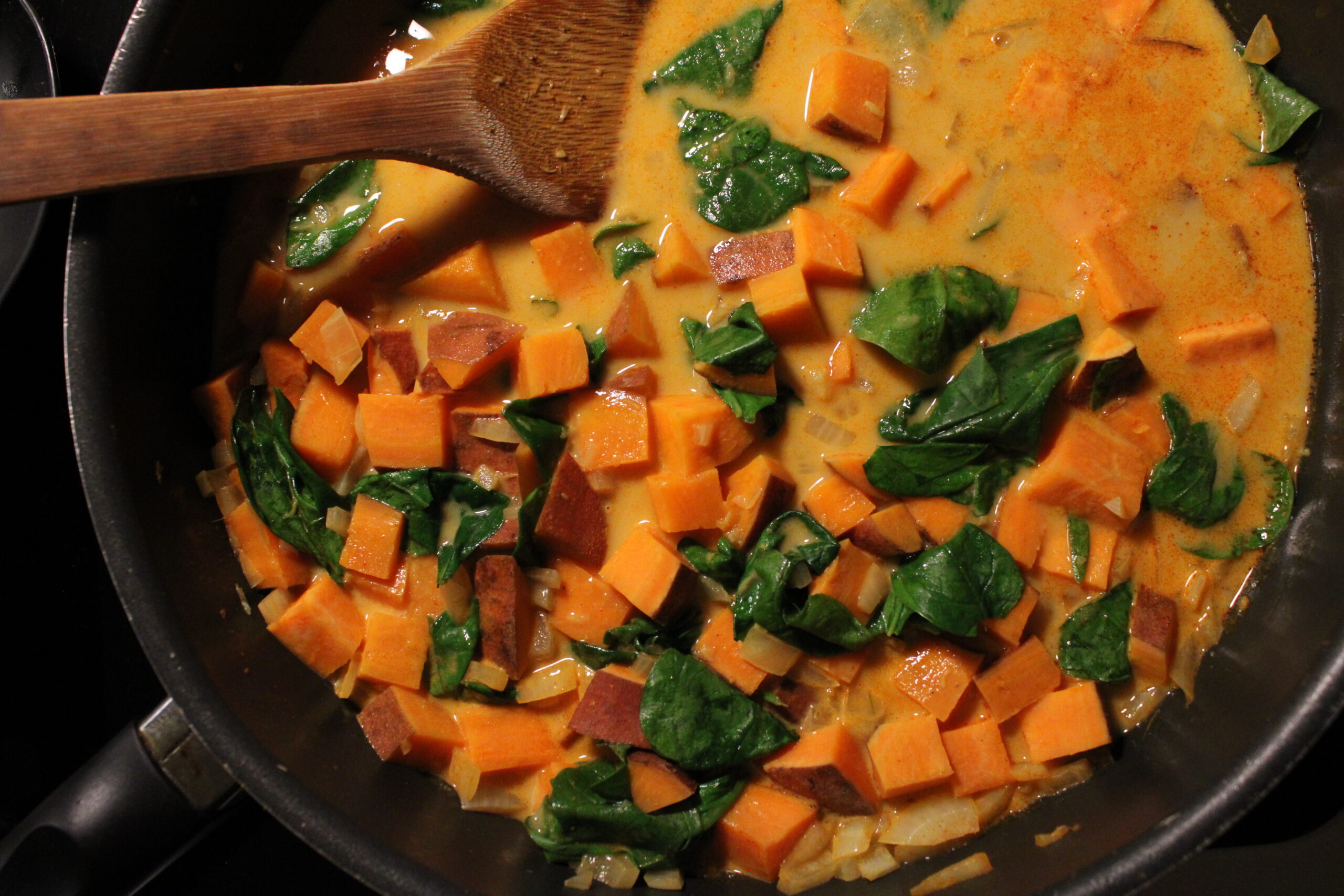 Sweet Potato & Spinach Curry