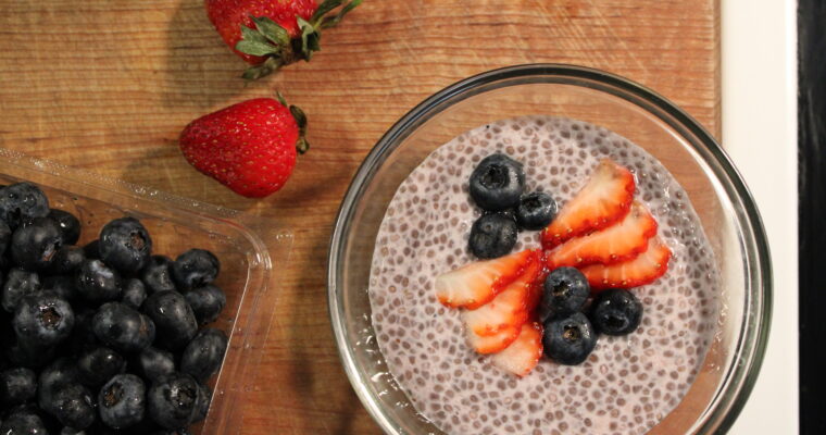 Strawberry Chia Seed Pudding