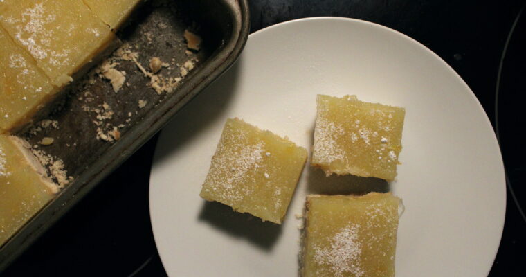 Vegan Lemon Bars