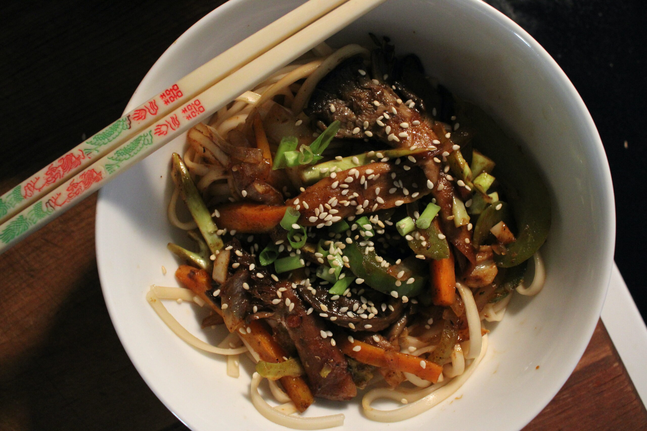 Oyster Mushroom Lo Mein