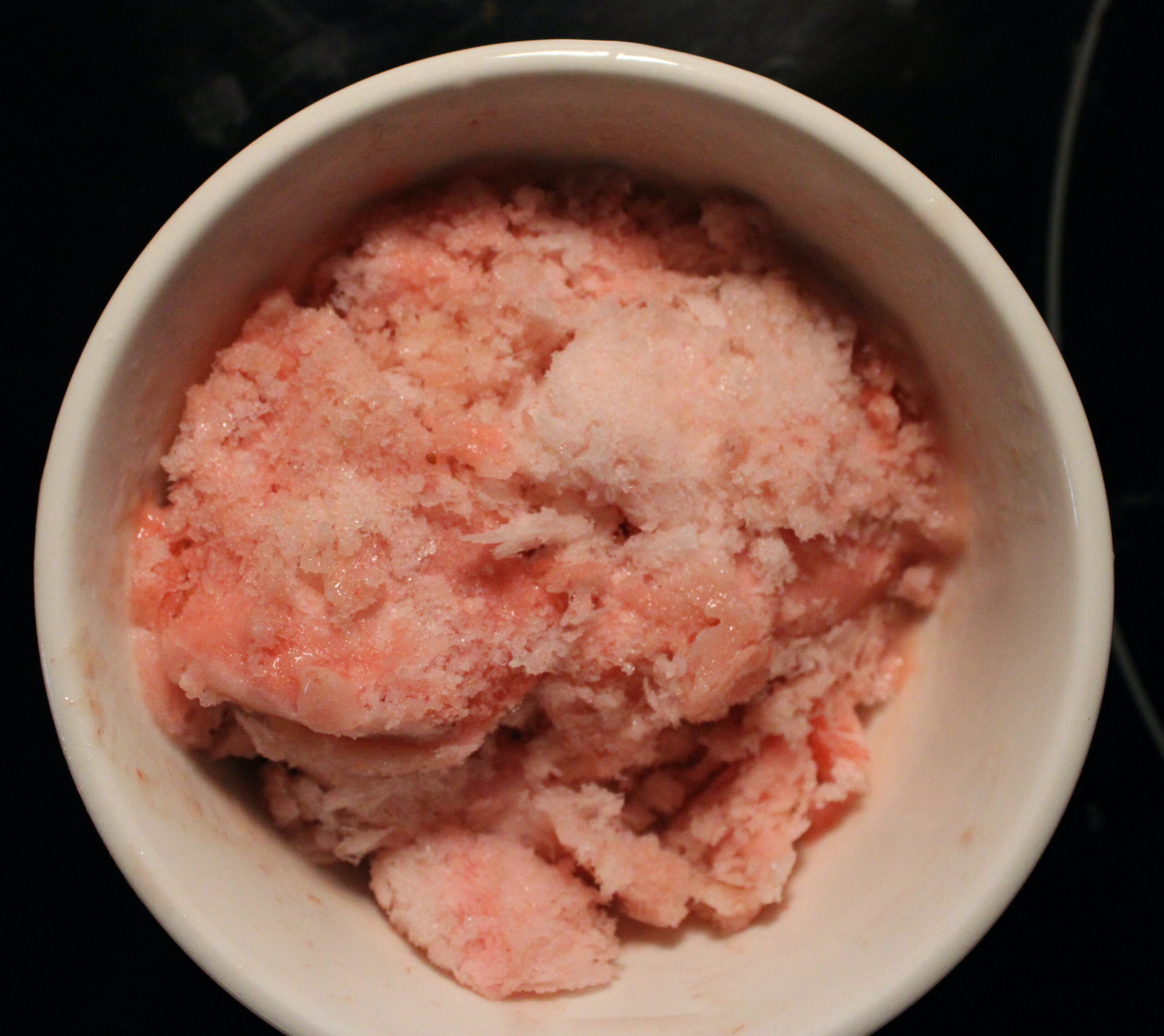 Strawberry-Rhubarb Aquafaba Ice Cream