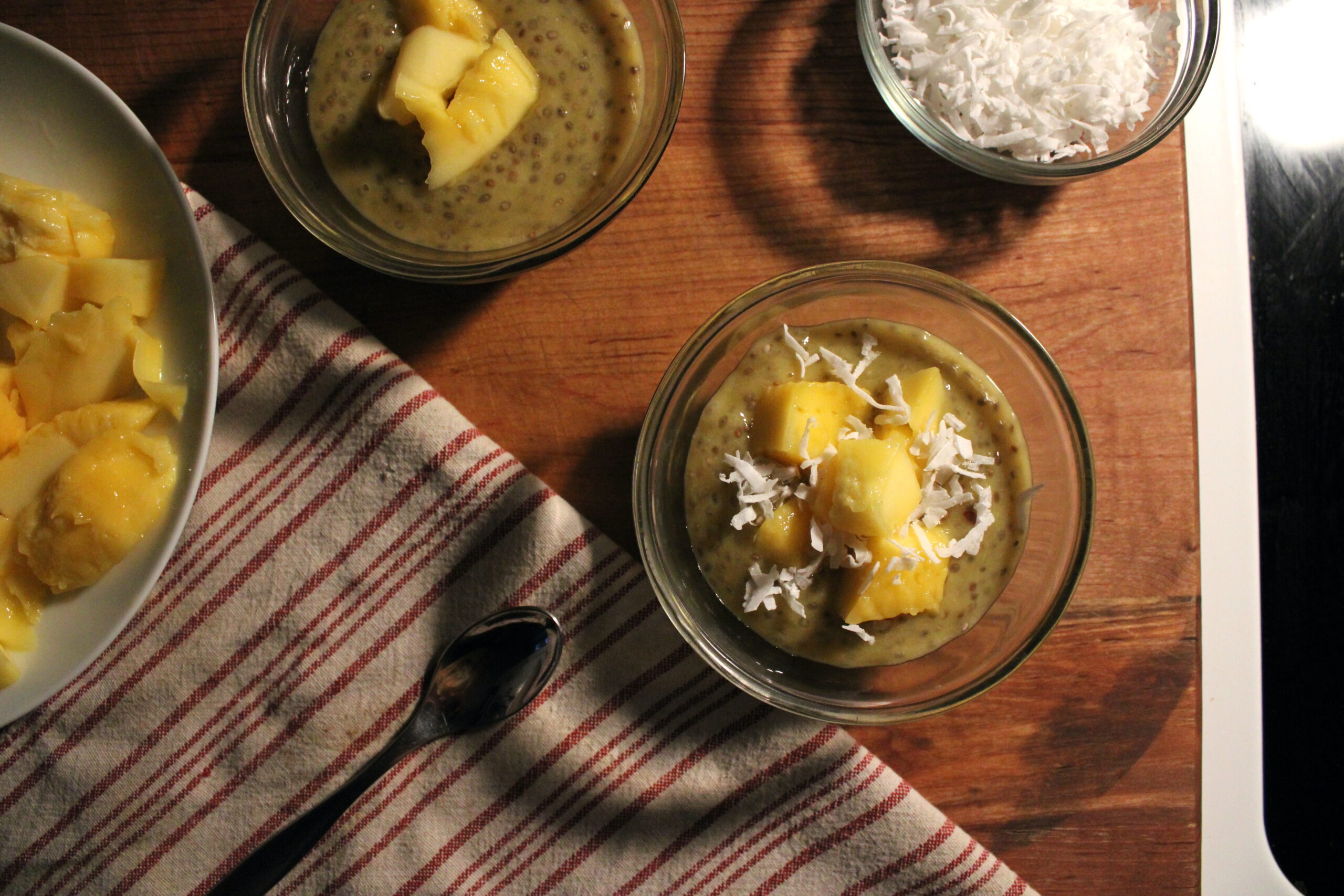 Mango Pineapple Chia Seed Pudding