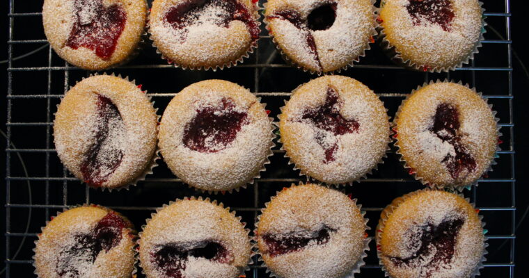 Jelly Donut Cupcakes