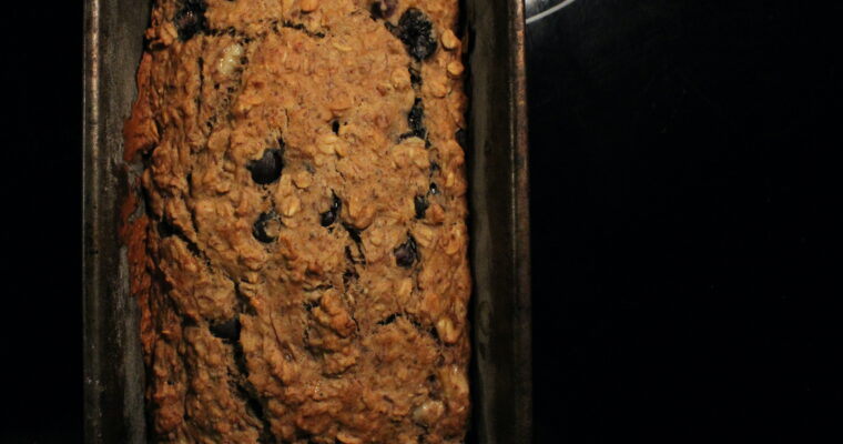 Blueberry Banana Oat Bread