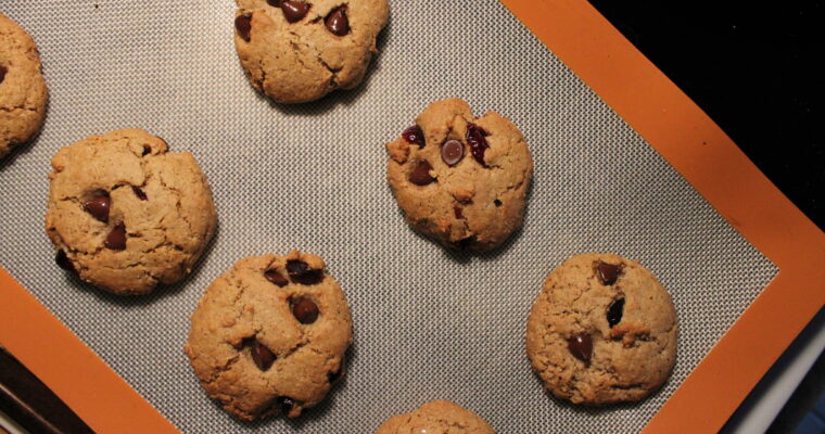 Chocolate Almond Cranberry Cookies