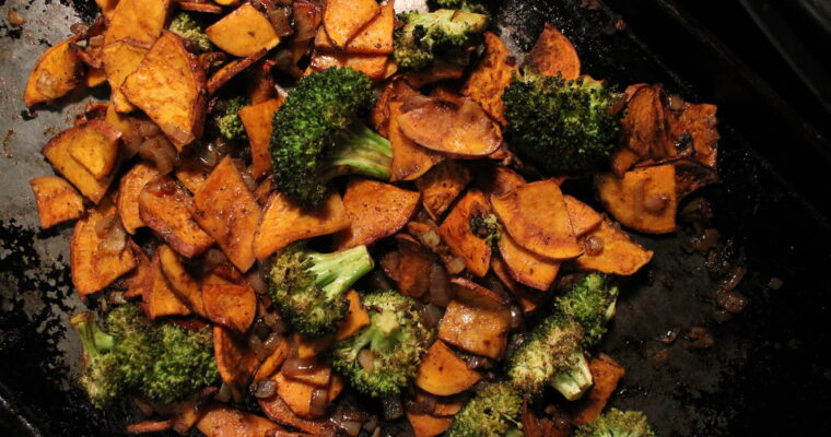 Asian-Style Roasted Sweet Potatoes