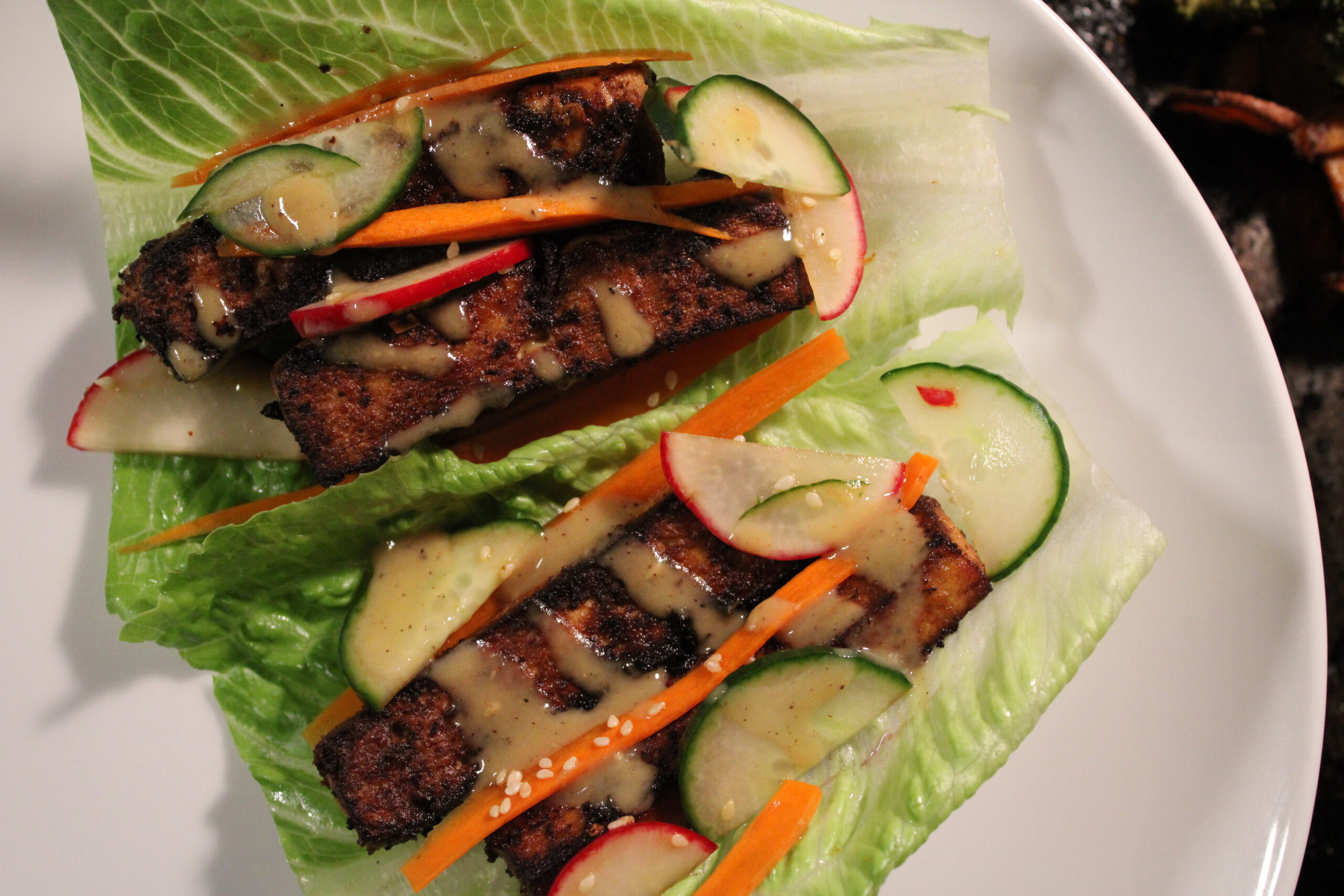 Tofu Lettuce Wraps