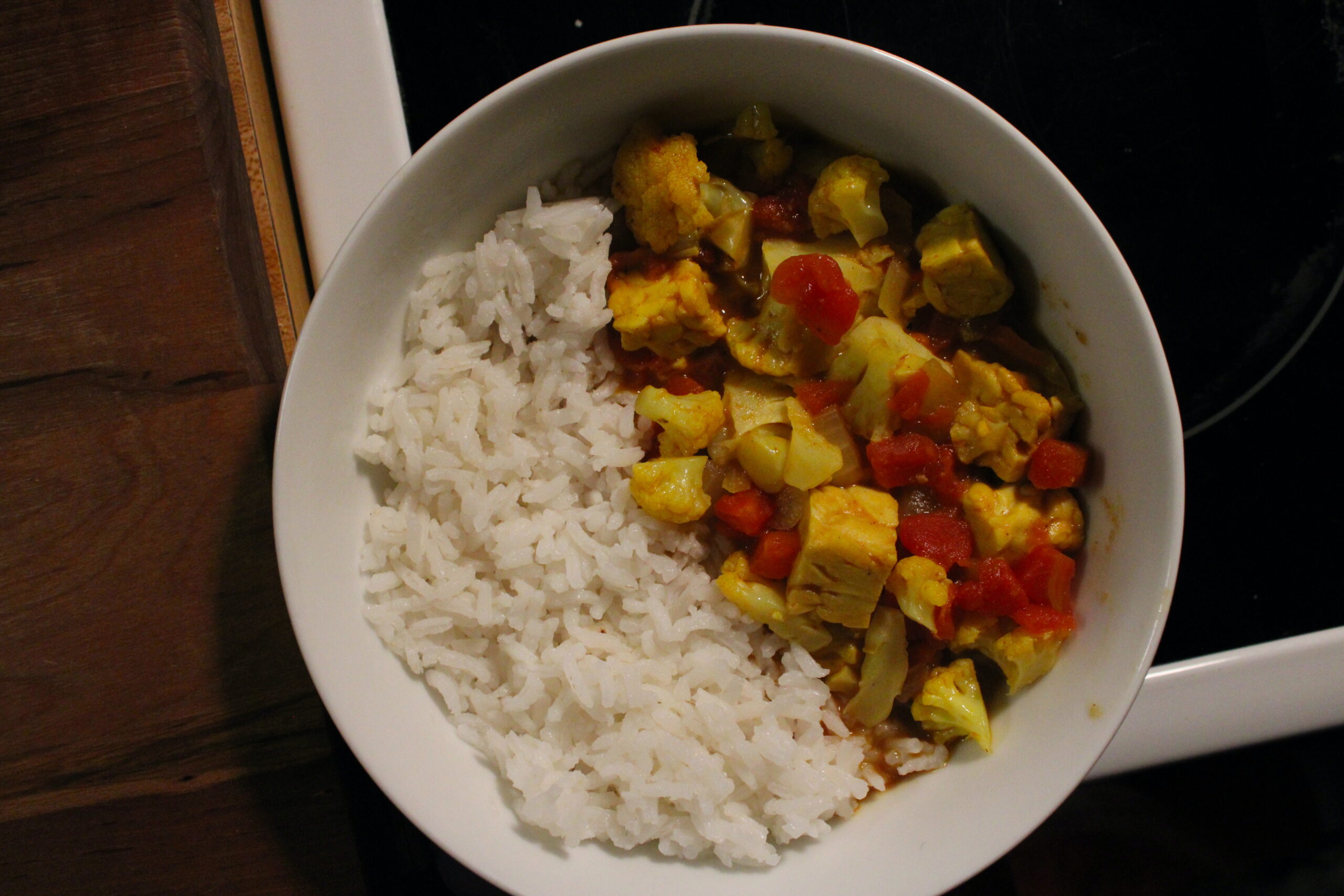 Cauliflower & Tempeh Curry