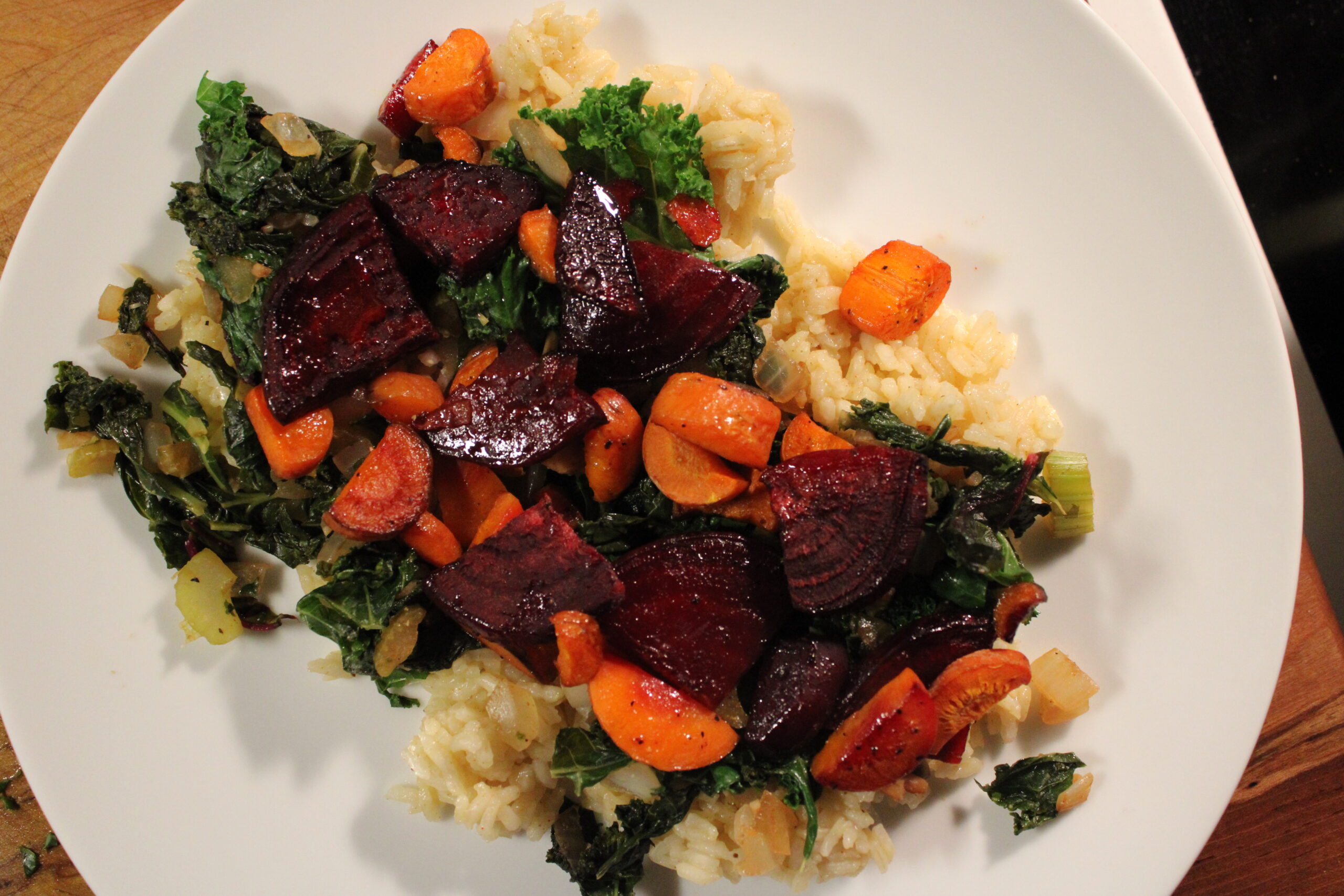 Roasted Beets & Carrots