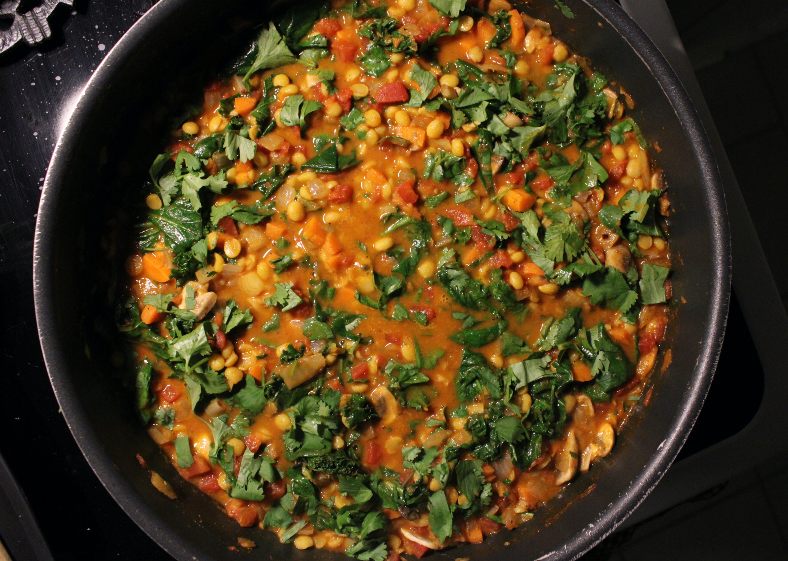 Chana Dal Spinach Curry